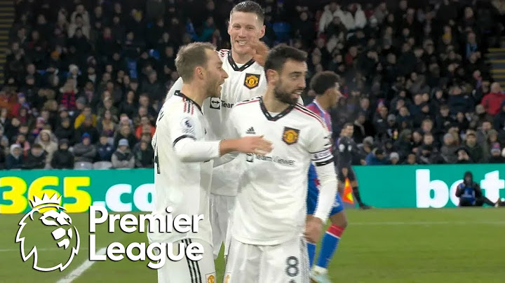 Bruno Fernandes gives Manchester United halftime lead at Palace | Premier League | NBC Sports