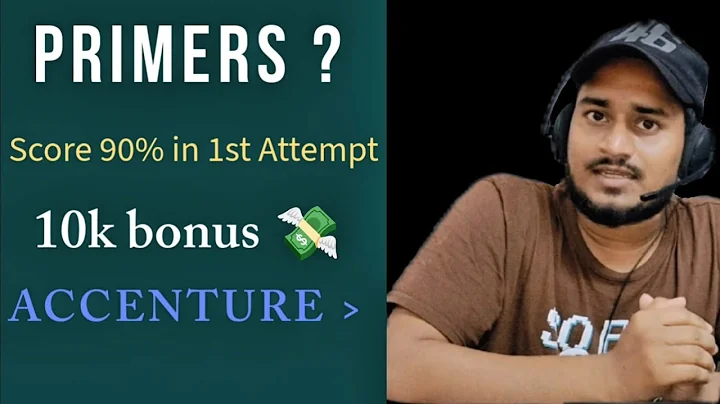 Accenture Primers Exam..✍️ | Score 90%+ in 1st Attempt 💯 & Unlock 10,000 Bonus | #accenture #bonus