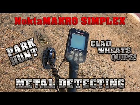 Metal Detecting:  Simplex + SP24 Park Hunt