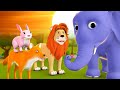 Haathi Aur Char Dost 3D Animated Hindi Moral Stories for Kids हाथी और चार दोस्त हिन्दी कहानी Tales