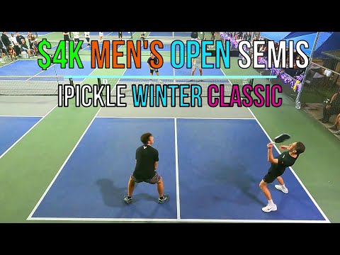 $4K Men’s Open Semifinals | Palm (6.0) / Afanasenka (5.9) vs Pailet (6.0) / Baca (5.6) | iPickle