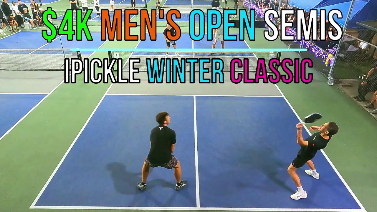 $4K Men’s Open Semifinals | Palm (6.0) / Afanasenka (5.9) vs Pailet (6.0) / Baca (5.6) | iPickle