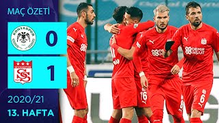 Özet İh Konyaspor 0-1 Dg Sivpor 13. Hafta - 202021