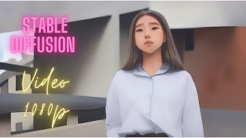 AI Video - Full HD (1080p) Stable diffusion img2img + GFPGAN