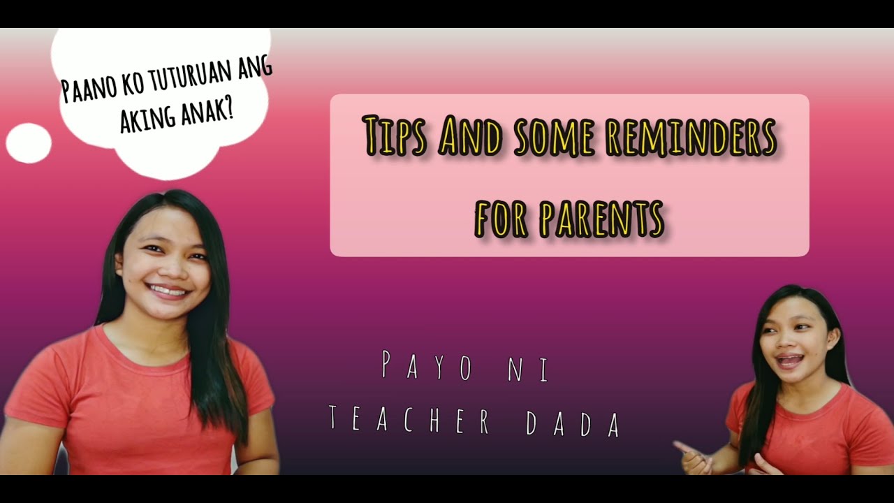 Tips for Parents on the preparation of remote learning - YouTube