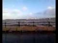 Sea coming over the wall at wallasey Sea coming over the wall at wallasey