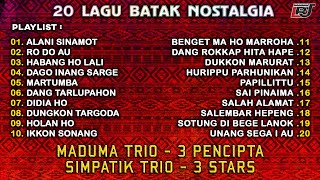 Kompilasi Lagu Batak Nostalgia Maduma Trio, 3 Pencipta, Simpatik Trio & 3 Stars || Lagu Batak Lawas