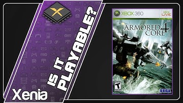 Is Armored Core 4 Playable? Xenia Performance [Series X]