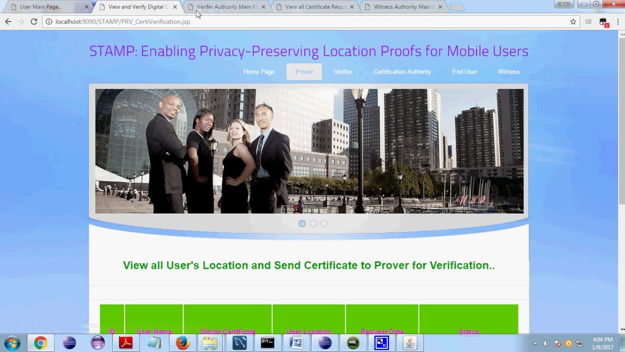 STAMP Enabling Privacy Preserving Location Proofs for Mobile Users ...