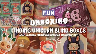Unboxing random Finding Unicorn (F.UN) blind boxes