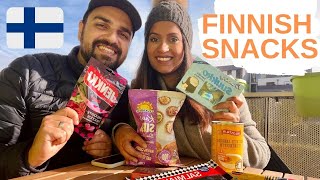 Trying STRANGE Finnish snacks for the first time  | some of them should be forbidden!