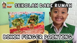 Sekolah Dari Rumah Bikin Finger Painting | Satria Fun n Play