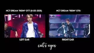 NCT DREAM 'RIDIN' OT7 (With Mark) VS 'RIDIN' OT6 | COMPARISON