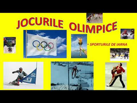 Jocurile Olimpice - Sporturile de iarna pe înțelesul copiilor