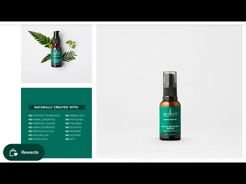 sukin super greens facial recovery serum