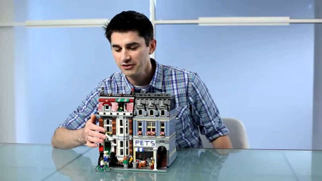 Custom Organisateur/système de stockage pour Lego Pet Shop 10218 modulaire Building Set 