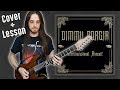Dimmu Borgir - Interdimensional Summit Solo Cover + Lesson (Garrett Peters)