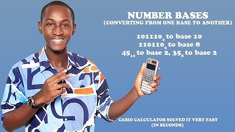 NUMBER BASE CONVERSION IN SCIENTIFIC CALCULATOR: Learn to solve (fast) with Casio fx-991 es plus.
