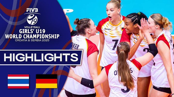 Thailand 🇹🇭 vs. Germany 🇩🇪 - Highlights | Girls’ U19 World Champs 2025