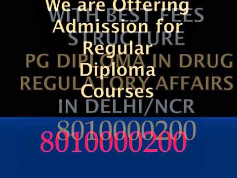 8010000200| PG Diploma in Drug Regulatory Affairs| Distance learning Admission 2014