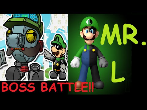 Mr. L: World #4 Boss Fight: Super Paper Mario [Wii]