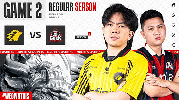 ONIC vs GEEK FAM ID | Regular Season Week 2 Day 1 | Game 2 | #MPLIDS15