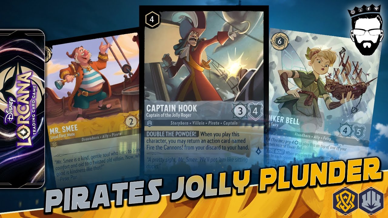 🔘🟡 LORCANA: PIRATES JOLLY PLUNDER (Amber/Steel) 🔘🟡 