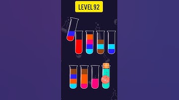 water sort puzzle games level92 #gaming #foryou #fypシ゚  #fypyoutube #viralvideo #sorts