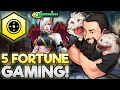 5 Fortune - Another Day, Another Fortune Cashout!! | TFT Inkborn Fables | Teamfight Tactics