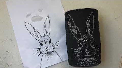 Transferring an image for sgraffito