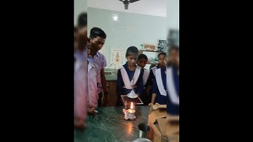 Sublimation process #Separation of mixture #scienceexperiment #sublimation