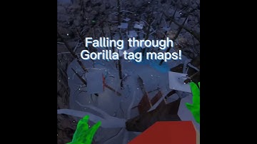 Falling through gorilla tag maps! #subscribe #vr #gorillatag #youtube
