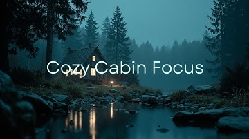Deep Focus Work Music ~ Peaceful Cabin Ambiance for Ultimate Concentration Flow