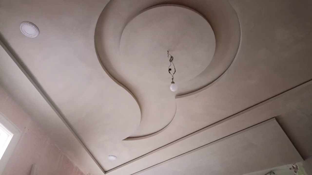 faux plafond platre salon marocain moderne - YouTube