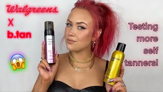 WALGREENS X B.TAN - TESTING MORE SELF TANNERS - LITTLE MISS MAKEUP
