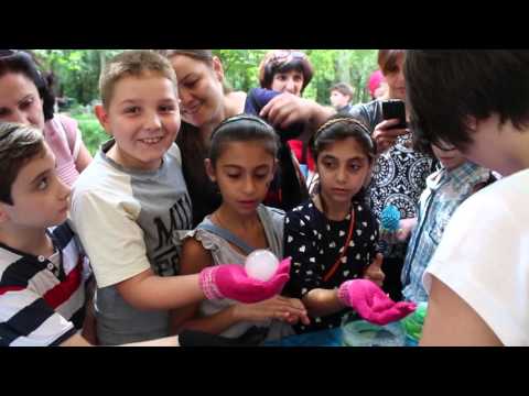 სამეცნიერო პიკნიკი - 2015 წნორის N3 სკოლის მოსწავლეები