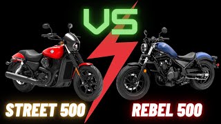 Harley-Davidson Street 500 Vs Honda Rebel 500 | Which is the best entry level cruiser?