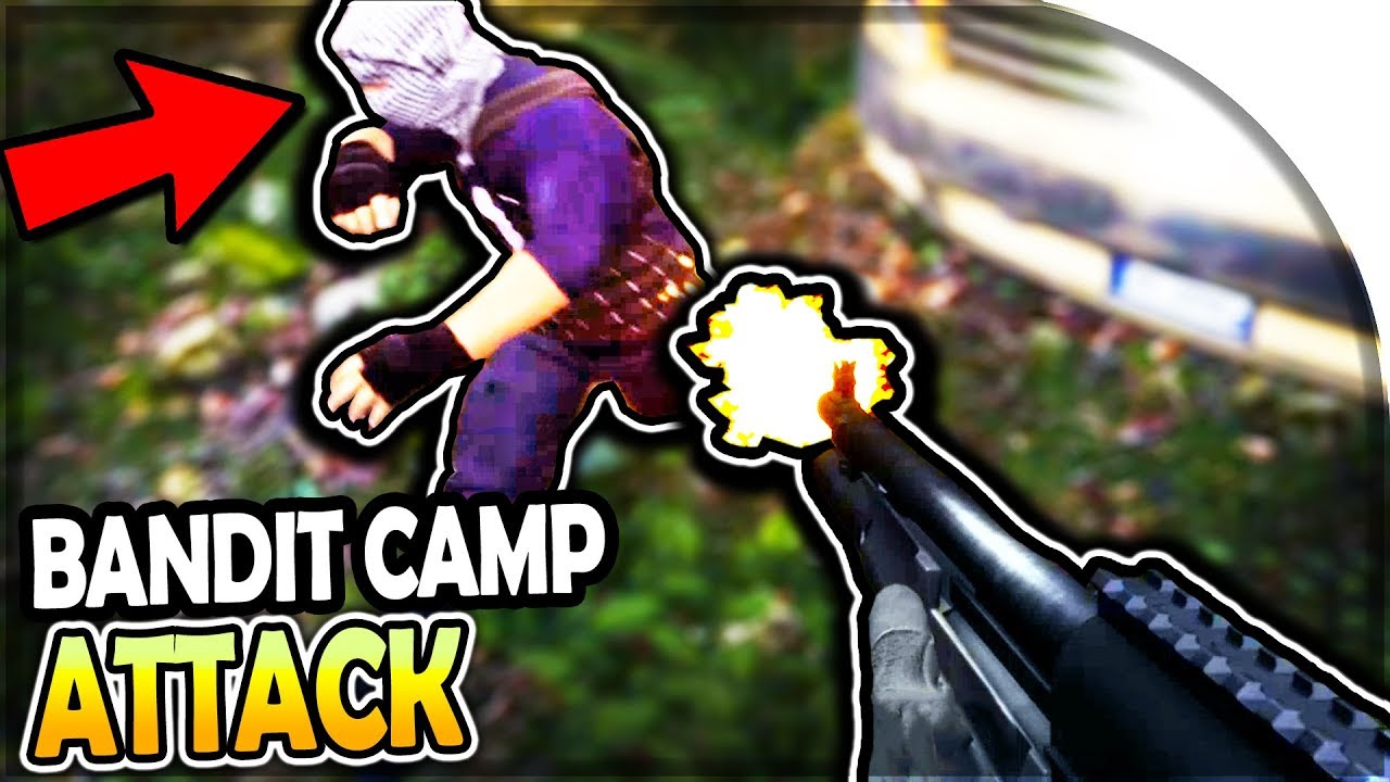 Attacking the BANDIT CAMP (Bandit Sniper) - Mist Survival Gameplay
