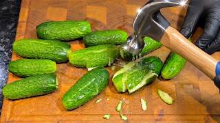 Why Smash Your Cucumbers? The Best 5-Minute Healthy Appetizer 🥒✨