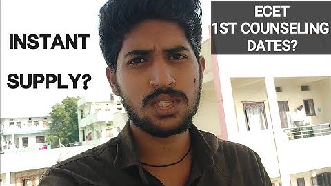 Ap sbtet instant supply notification ? | Ecet 1st Counseling dates | latest updates for C16 | bsd