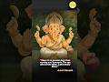 Ganesh Ji S Message Respect Your Parents Hindu Wisdom Shorts Ganeshji
