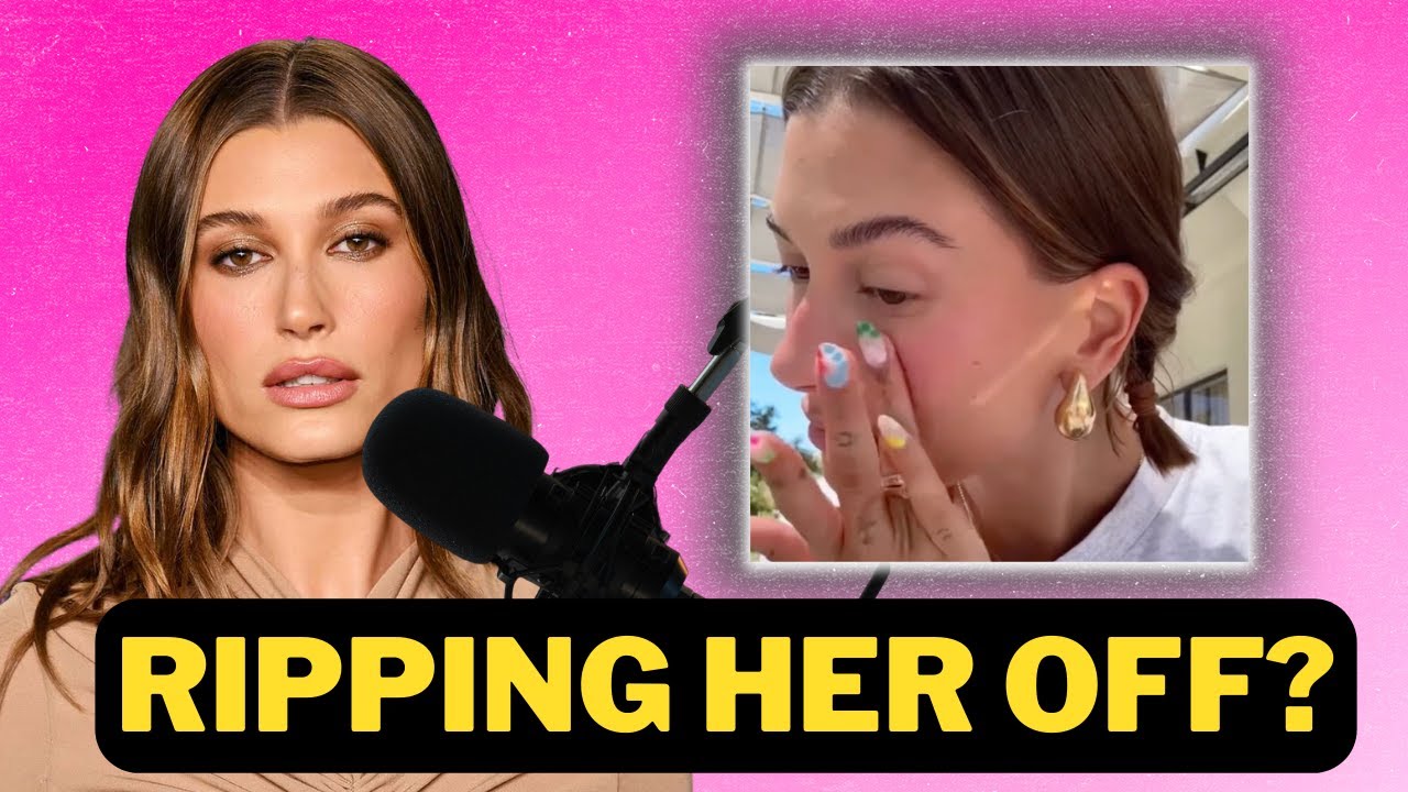 Hailey Bieber Caught Ripping Off Selena Gomez's Viral Blush?! | Hollywire