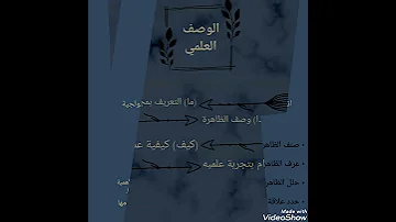 مشروع الوصف العلمي ريم فيهي لميس فقيهي 