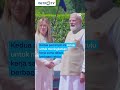 Modi Memberikan Hadiah ‚Melody‘ Kepada Meloni #shorts