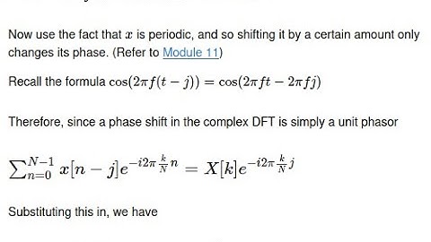 Digital Music Module 14: Proof of Convolution DFT Multiplication Property
