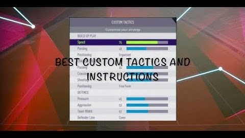 FIFA 18 Best Player Instructions and Custom tactics for the 4-3-2-1 Formation