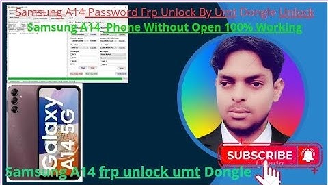 Samsung A14 5G Frp Unlock Google Account Unlock Umt Dongle Bypass Android 100% work All Mobile 2025