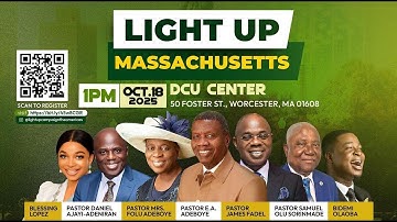 RCCG OCTOBER 18th 2025 | LIGHT UP MASSACHUSETTS