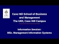 Msc management information systems information session  chsbm the uwi cave hill campus