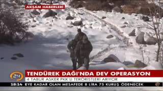 Tendürek Dağı'nda PKK operasyonu devam ediyor Resimi